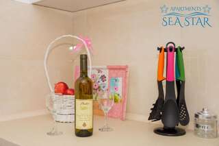 Апартаменты Sea Star Apartment Добра-Вода Апартаменты Делюкс-16